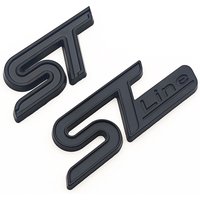 3D Metal ST Sticker Car Rear Trunk Front Grill Logo ST Line Emblem for Ford Explorer Puma Fiesta Kuga Edge Focus ST Line Bagde