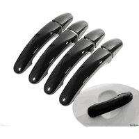 For Ford Transit Custom Tourneo Custom 2013-2017 Glossy Black Chrome Car Door Handle Cover Trim Overlays Styling Accessories
