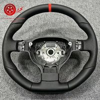 For VW Golf 5 MK5 GTI Passat B6 Semi Perforated Leather Steering Wheel
