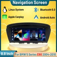 Linux-System Auto-Multimedia-DVD-Player GPS-Navigation für BMW 5er Serie E60 E61 E62 2004 - 2010 Radio Stereo Video Wireless Carplay Auto-Zentraleinheit