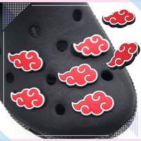 "Naruto Shoe Flower: New Anime Style Removable Hole Shoe Flower, Shoe Buckle, Garden Shoe Decoration"