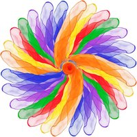 6/12pcs 60x60cm Colorful Dance Performance Scarf Rainbow Magic Tricks Performance Silk Scarve Hand Neck Decorative Scarf
