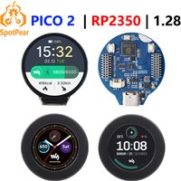 Raspberry Pi Pico 2 RP2350 1.28 inch Round LCD Development Board 240x240 Display Screen QMI8658 6-Axis