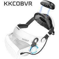 KKCOBVR Q3Pro Halo Elite 10000mAh battery head strap with adjustable facial distance compatible with Quest3/3S