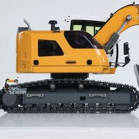 R920 JDM-208 1/14 RC Hydraulic Excavator Metal Remote Control Digger Model Sound Gifts for Adults