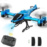VATOS Super All in 1 Remote Control 2.4Ghz RC Helicopter 360° Flip Obstacle Avoidance Night Light Toy Christmas Gift Kids Adults