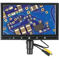 480 Lines AV TV Video Biological Microscope C Mount Camera 9 inch Digital LCD Monitor Electronic Eyepiece Watch Phone Jewelry