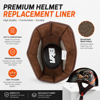 RW015 Helmet Lining Can Be Cleaned Thickened Hat Lining Is easy To Clean