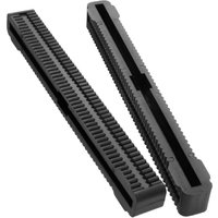2Pcs Black Surfing Accessories 10 Inch Longboard Surfboard Center Single Fin Box Black Surfing Longboard Fin Box 267mm Leghth