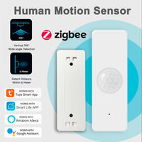 Tuya Zigbee PIR Motion Sensor Human Body Infrared Movement Detector for Home Security Smart Life APP Control Compatible Smart Ho