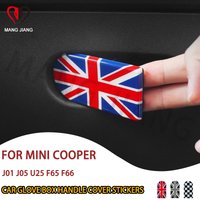 Car Co-pilot Glove Storage Box Handle Cover Stickers For Mini Cooper S Countryman J01 J05 U25 F66 F65 Decorative Car-Styling