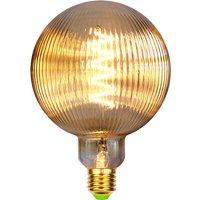 TIANFAN Edison Led Bulb E27 Fitting 4W Dimmable Ripple Glass Amber Color 2000Kevin Warm Speciatly Decorative Light Bulb