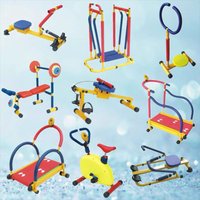 Children's fitness equipment One-handed/two-handed rowing machine/tension machine/weight lifter Children's toys