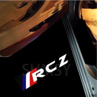 2Pcs LED Car Door Welcome Light Projector For Peugeot RCZ 2010- 2015 2016 Ghost Shadow Courtesy Lamp Auto Decorative Accessories