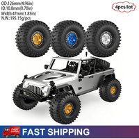 1.9 Inch Metal Beadlock Wheels Tires for 1/10 Traxxas TRX4 SCX10 Capra Axial SCX24 Enduro RC Crawler Truck Upgrade Parts