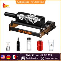 ACMER M3 Laser-Rotationswalze Laser-Gravierer Y-Achsen-Rotationswalze 360° ° Rotierend für 95 % der Lasergravuren LightBurn Laser GRBL