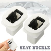 2pcs Rear Seat Bench Clip Accessories Black Bracket For 4L0886373 For Q7 2007-2015 A4/A4 /S4/S6 2008-2015 A6/A6 2011-2016