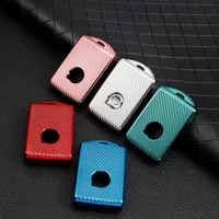 Carbon Fiber TPU Car Key Cover Case Fob Shell For Volvo XC40 XC60 XC90 S60 S90 S80L S90L V60 V90 T5 T6 T8 2017 2018 Accessories