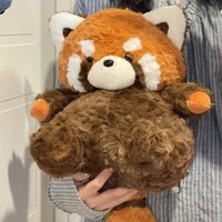 Cute Plush Raccoon Toys Soft Stuffed Animals Soft Doll Fluffy Red Panda Forest Animals Pillow Kids Baby Birthday Gift
