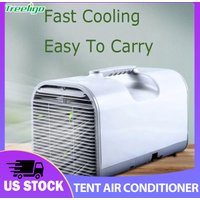 Treeligo 110V 350W US New Car portable Tent Electric Air Conditioner Outdoor Camping Air Conditioning Ac For RV Motorhome Summer