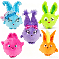 5Pcs/Lot Cute Sunny Bunnies Plush Toys Cartoon Solar Bunny Plushie Doll Stuffed Animals Kids For Baby Girls Kids Birthday Gifts