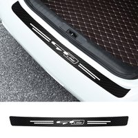 Kia Car Carbon Fiber Trunk Stickers Car Threshold Sticker For Kia GT LINE Sportage Ceed Picanto Rio Stonic Auto Decorative Decal