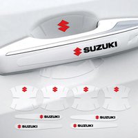 8pcs Car Door Handle Bowl Anti-scratch Sticker Protector Strip For Suzuki Swift SX4 Samurai Vitara Jimny Alto Ingnis Accessories