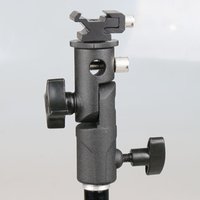 Flash Light Mount E Type Hot Shoe Speedlite Umbrella Holder Light Stand Universal 180-degree Angle Adjustment