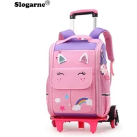 School Wheeled Backpack For Girls School Trolley Bags With Wheels School Rolling Backpack For Boys Wheeled Backpack Bag For Kids