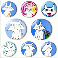 Puso Laser Badge Applicable For Backpack Clothes Hats Decor Creative Accessories