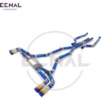 Ecnal Exhaust Valved Catback Pipe for BMW X5 G05 X6 G06 M50i V8 4.4T High Quality TC4 Titanium Alloy Exhaust System