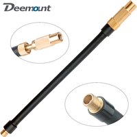 Deemount Air Pump Extension Hose External 8V1 Thread EPDM Pipe 17/20/30/50CM Electric Pump Bicycle Tire Inflator Tube Connector
