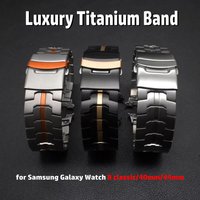 Luxury Titanium Band for Samsung Galaxy Watch 8 Classic 46mm/8 40mm/44mm Business Men Strap for Samsung Galaxy Ultra 47mm Correa