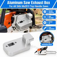 Aluminium-Auspuffkasten-Schalldämpfer für Stihl MS201T Kettensäge mit Obergriff, alle MS201T-Modelle, Upgrade-Ersatzteil