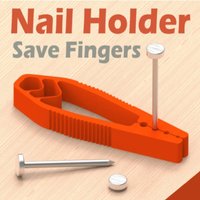 3pcs Woodworking Nail Fixer Plastic Sliding Joint Pliers Protect Fingers for Maintenance Woodworking Portable Nail Fixer Tool