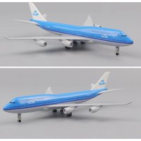 Model Airplane Toy 20cm KLM Royal Dutch B747 Plane Model Desk Accessories Aircraft Model Diecast Metal Planes Collect Room Decor