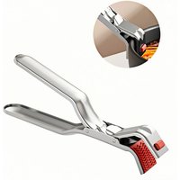 Stainless Steel Anti-scalding Clip Dish Clamp Pot Pan Gripper Clip Anti-slip and Heat-resistant Clip for Air Fryer Oven Steamer