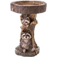 Garden Decoration Outdoor Birds Birdbath Polyresin Antique Garden Bird Decor water Fountain Yard Bath Garden Home For Resin