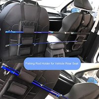 Universal Car Fishing Rod Holder Space Saving Fishing Supplies Fishing Poles Organizer Adjustable Fishing Poles Tie Strap