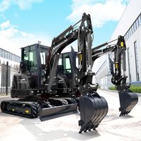 3.5Ton Mini Excavator Hydraulic Pilot Controls Kubota Engine 2 Ton High-Efficiency Home Mini Digger 1.8 T Farm Bagger Customized
