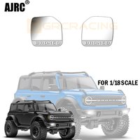 Stainless Steel Rear View Lens Specular Reflector For Traxxas Trx-4m 1/18 Bronco Trx4m Rc Crawler Car Upgraded Parts
