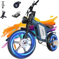 AliExpress JANSNO Jansno X60 Adult Electric Bike 750W*2 Dual Motor E-Mountain bike 48V23Ah Battery 20 Inch Fat Tire Off-road E-bike