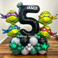 Teenage Mutant Ninja Turtles Theme Balloons Kids Birthday Party Decoration Baby Shower Party Supplies Gift
