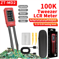 ZOYI LCR ZTMD2 Mini Smart Tweezer LCR SMD ESR Tester Resistance Capacitance Inductance Diode Continuity Tools