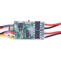 1PC Dual Way Bidirectional Brushed Electric Speed Controller 40A x 2 Mixed Control ESC 6-15V for RC Tank/Speed Difference Boat