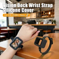 For DJI Osmo Nano Camera Expansion Silicone Wristband Image Transmission Strap Mount Dustproof Protective Hand Strap Accessories