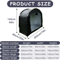 AliExpress NONE Outdoor Bike Shelter Tent Portable Personal Protection Canopy with Thickened Oxford Cloth for Travel Hiking And Cycling