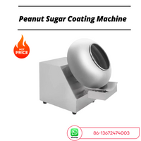 Electric Commercial Peanut Sugar Coating Machine Stainless Steel Chocolate Coater Rounding Pills Film Coating Polishing Machine