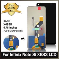6.78"IPS LCD For Infinix Note 8i Note8i LCD X683 X683B Display Touch Screen Digitizer Assembly Replacement Repair Parts