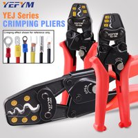 Insulated Terminals & Non-Insulated Terminals Cold Crimping Pliers Multifunctional Ratchet Crimping Tool YEJ-16MA/6MA/1MA